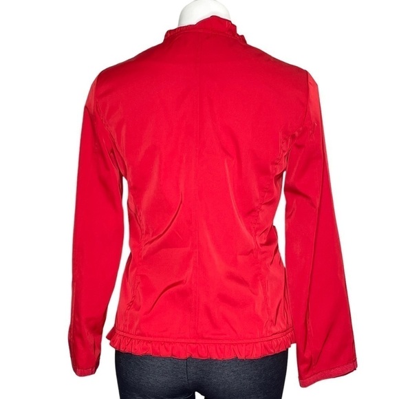 Love Moschino red ruffle jacket zip up 6 - Picture 3 of 8